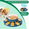 Multi Functional Dog Puzzle Toy, Interactive Treat Feeder for All Dogs 10.24" x 10.24" x 4.25"